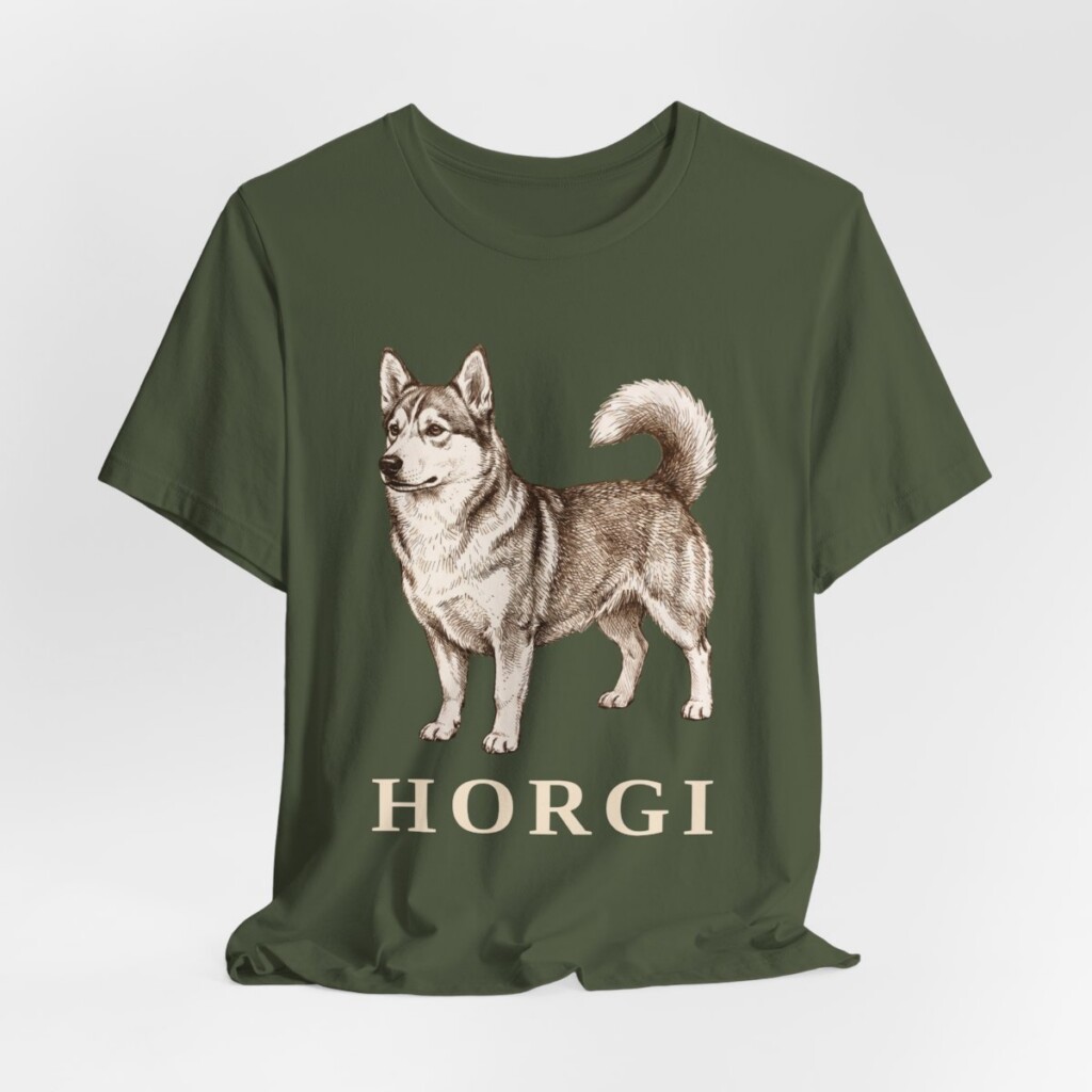 Horgi Shirt, Vintage Dog Sketch Tee, Dog Lover Gift Horgi Shirt, Vintage Dog Sketch Tee, Dog Lover Gift