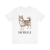 Horgi Shirt, Vintage Dog Sketch Tee, Dog Lover Gift Horgi Shirt, Vintage Dog Sketch Tee, Dog Lover Gift