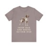 Irish Red and White Setter Dad Shirt, Vintage Dog Sketch Tee, Dog Dad Gift