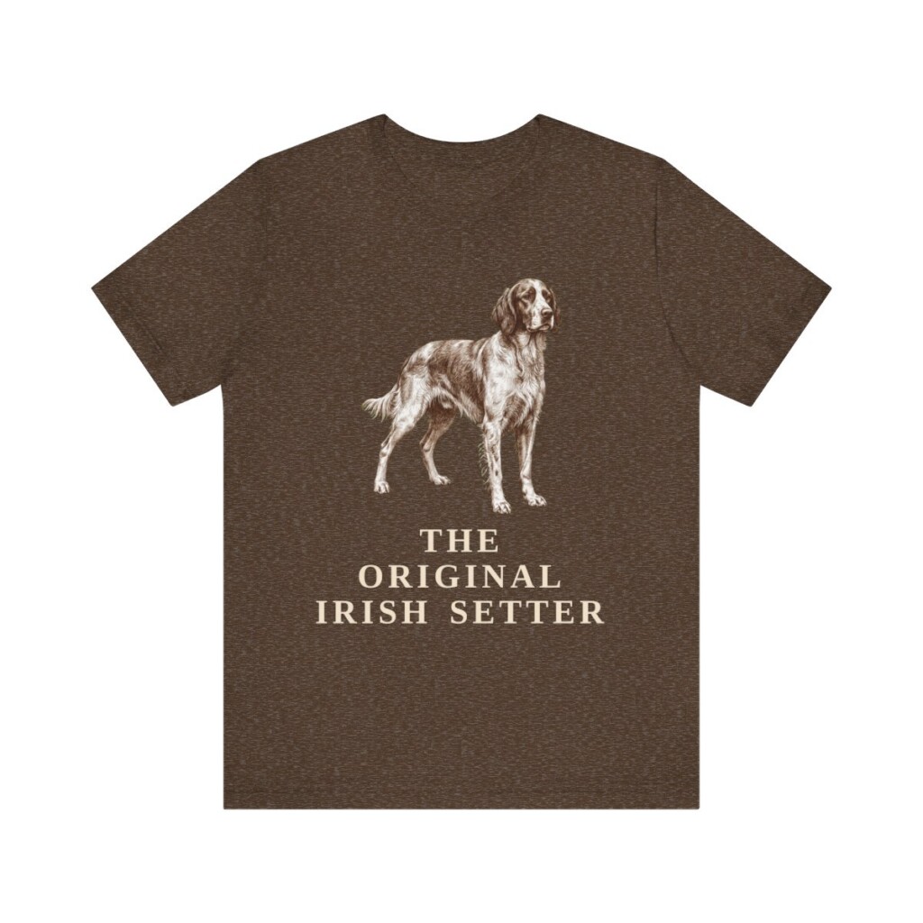 Irish Red and White Setter Humor Shirt, Vintage Dog Sketch Tee, Dog Humor Gift Irish Red and White Setter Humor Shirt, Vintage Dog Sketch Tee, Dog Humor Gift