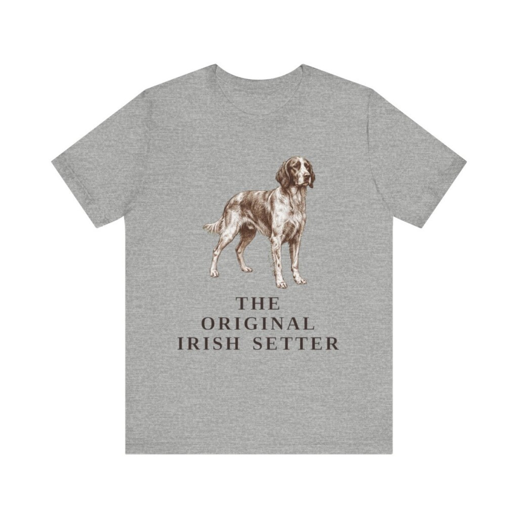 Irish Red and White Setter Humor Shirt, Vintage Dog Sketch Tee, Dog Humor Gift Irish Red and White Setter Humor Shirt, Vintage Dog Sketch Tee, Dog Humor Gift