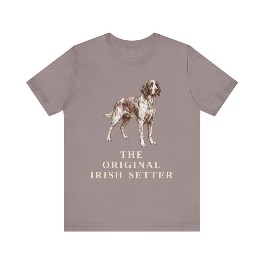 Irish Red and White Setter Humor Shirt, Vintage Dog Sketch Tee, Dog Humor Gift Irish Red and White Setter Humor Shirt, Vintage Dog Sketch Tee, Dog Humor Gift