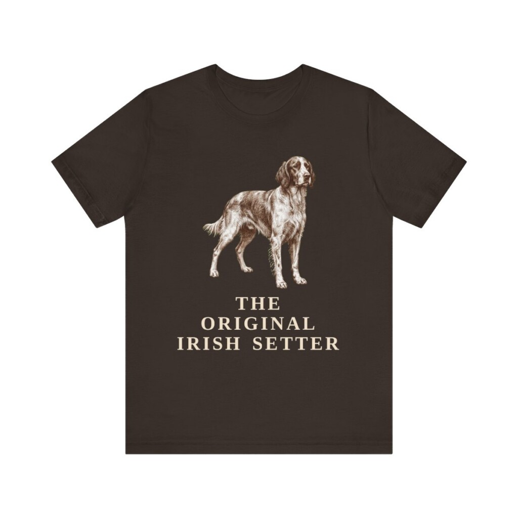 Irish Red and White Setter Humor Shirt, Vintage Dog Sketch Tee, Dog Humor Gift Irish Red and White Setter Humor Shirt, Vintage Dog Sketch Tee, Dog Humor Gift