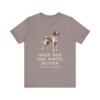 Irish Red and White Setter Latin Shirt, Vintage Dog Sketch Tee, Dog Latin Gift