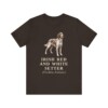 Irish Red and White Setter Latin Shirt, Vintage Dog Sketch Tee, Dog Latin Gift