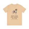 Irish Red and White Setter Latin Shirt, Vintage Dog Sketch Tee, Dog Latin Gift