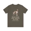 Irish Red and White Setter Latin Shirt, Vintage Dog Sketch Tee, Dog Latin Gift