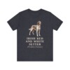Irish Red and White Setter Latin Shirt, Vintage Dog Sketch Tee, Dog Latin Gift