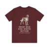 Irish Red and White Setter Latin Shirt, Vintage Dog Sketch Tee, Dog Latin Gift