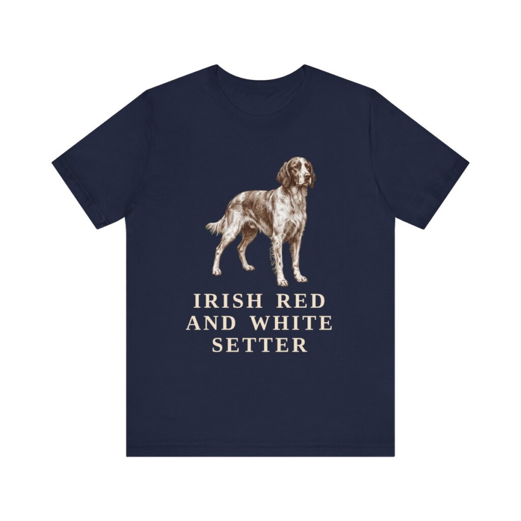 Irish Red and White Setter Shirt, Vintage Dog Sketch Tee, Dog Lover Gift Irish Red and White Setter Shirt, Vintage Dog Sketch Tee, Dog Lover Gift