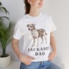 Jackabee Dad Shirt, Vintage Dog Sketch Tee, Dog Dad Gift