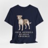 Jackabee Humor Shirt, Vintage Dog Sketch Tee, Dog Humor Gift
