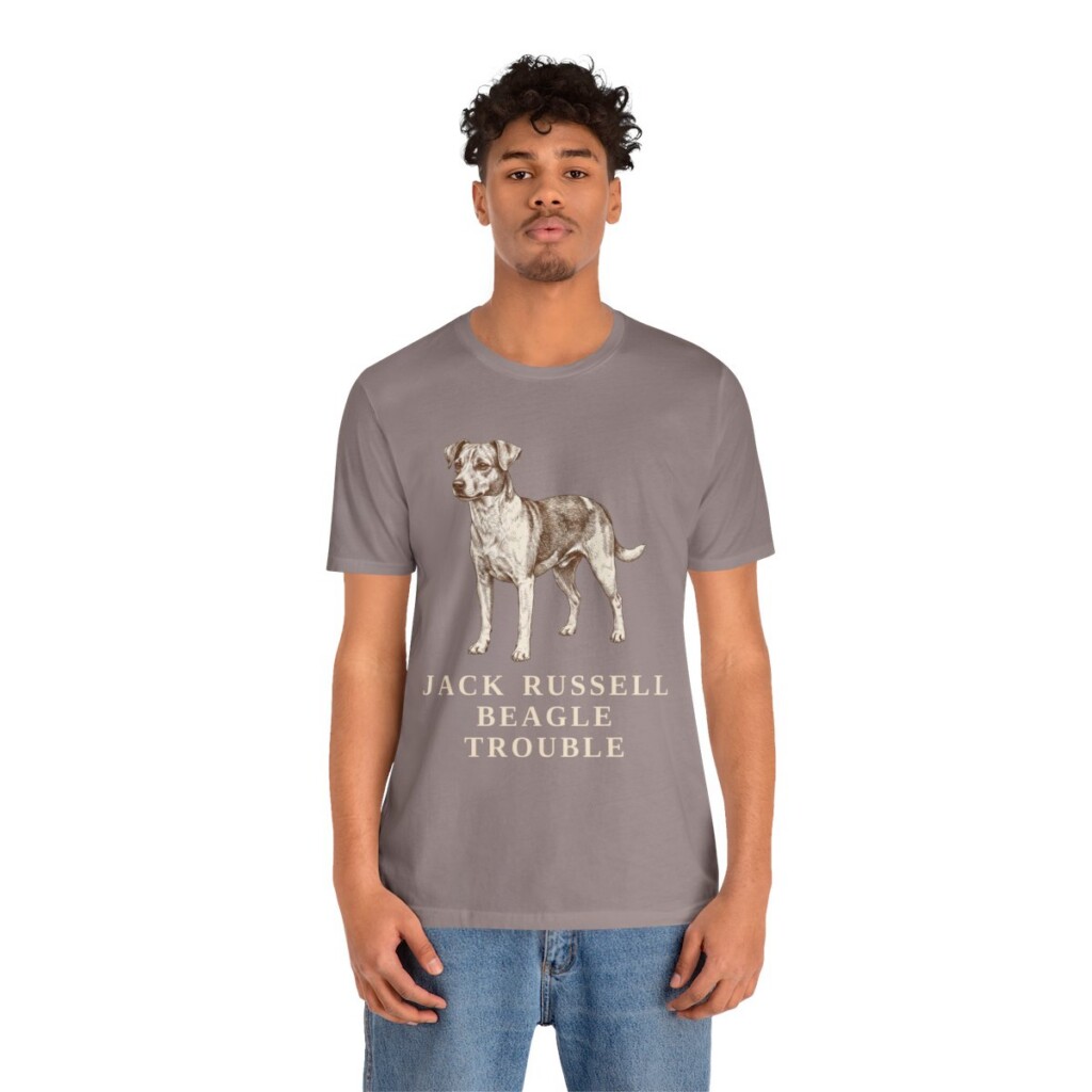 Jackabee Humor Shirt, Vintage Dog Sketch Tee, Dog Humor Gift