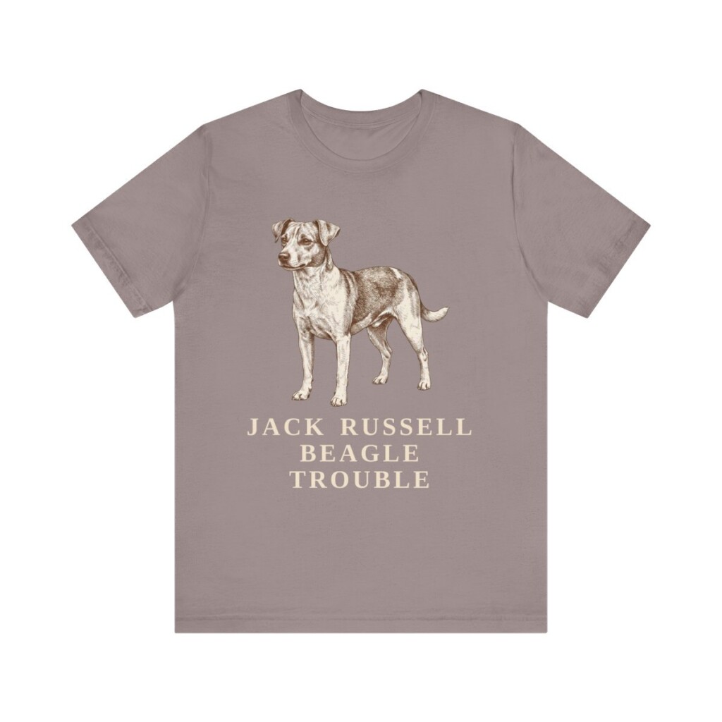 Jackabee Humor Shirt, Vintage Dog Sketch Tee, Dog Humor Gift