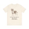 Jackabee Humor Shirt, Vintage Dog Sketch Tee, Dog Humor Gift