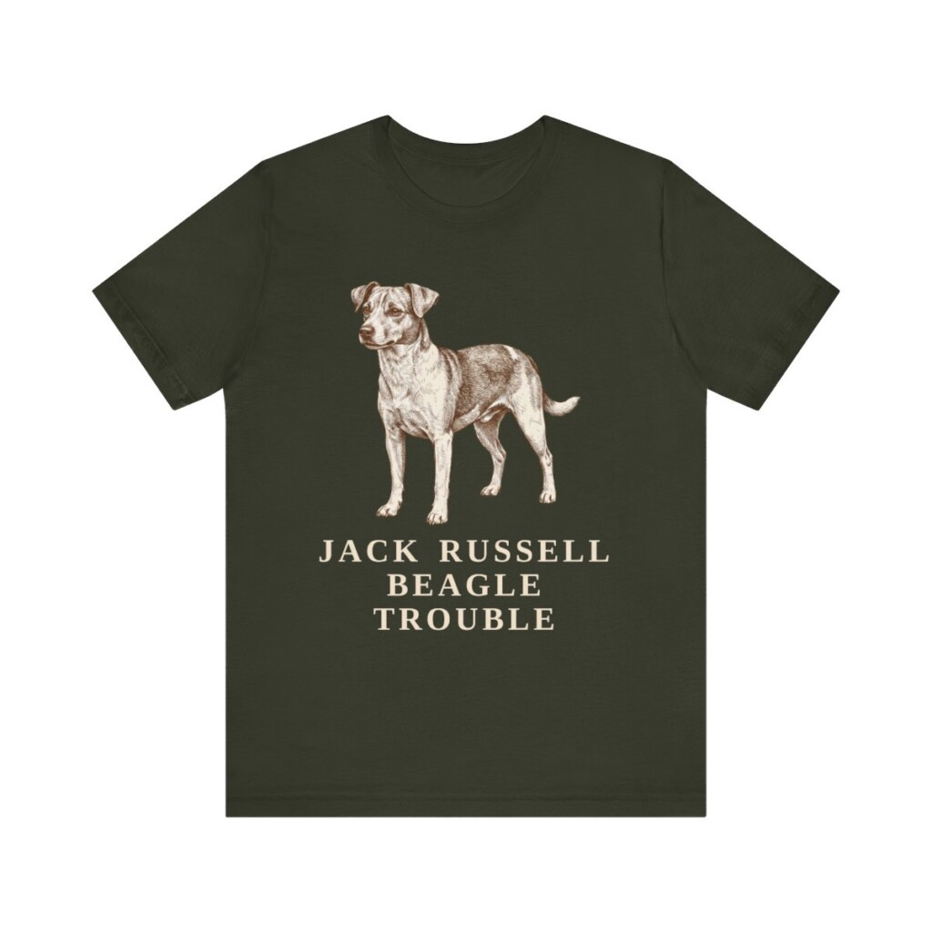 Jackabee Humor Shirt, Vintage Dog Sketch Tee, Dog Humor Gift