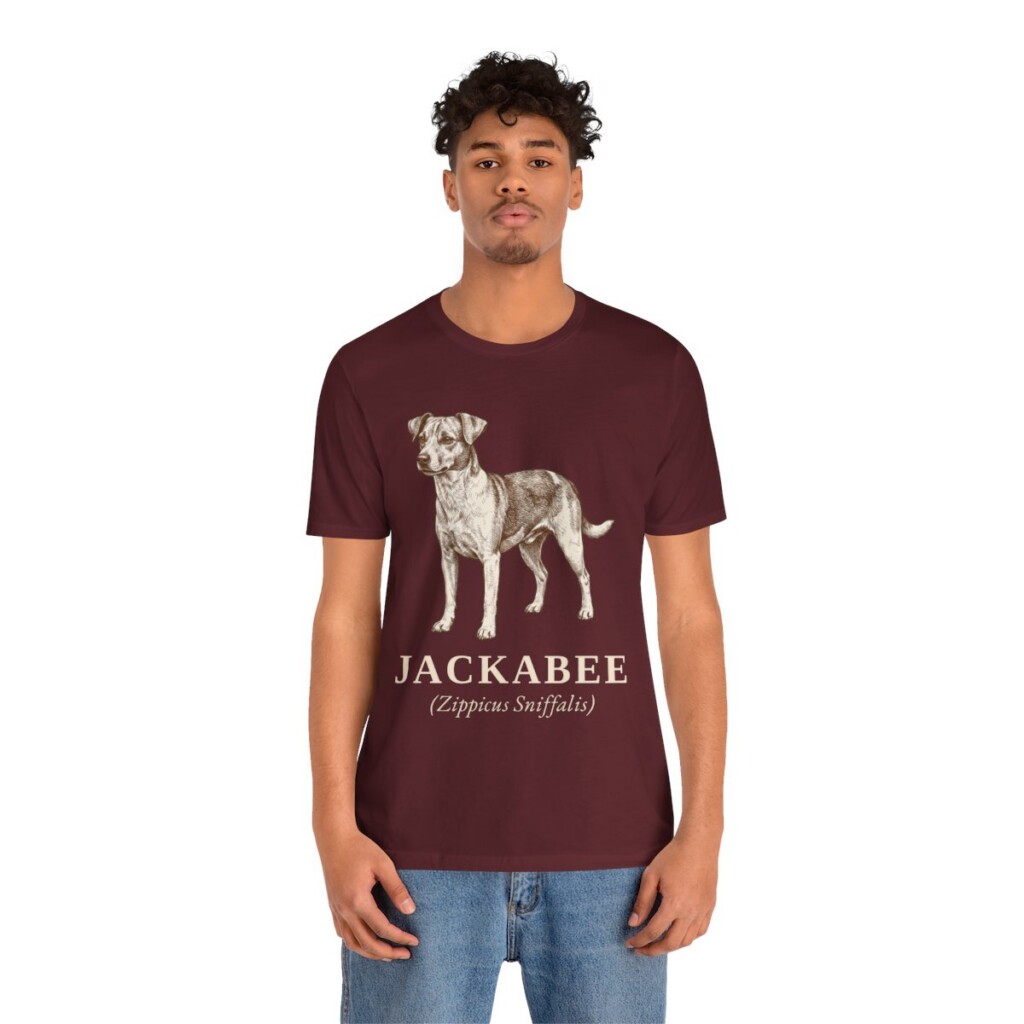 Jackabee Latin Shirt, Vintage Dog Sketch Tee, Dog Latin Gift Jackabee Latin Shirt, Vintage Dog Sketch Tee, Dog Latin Gift