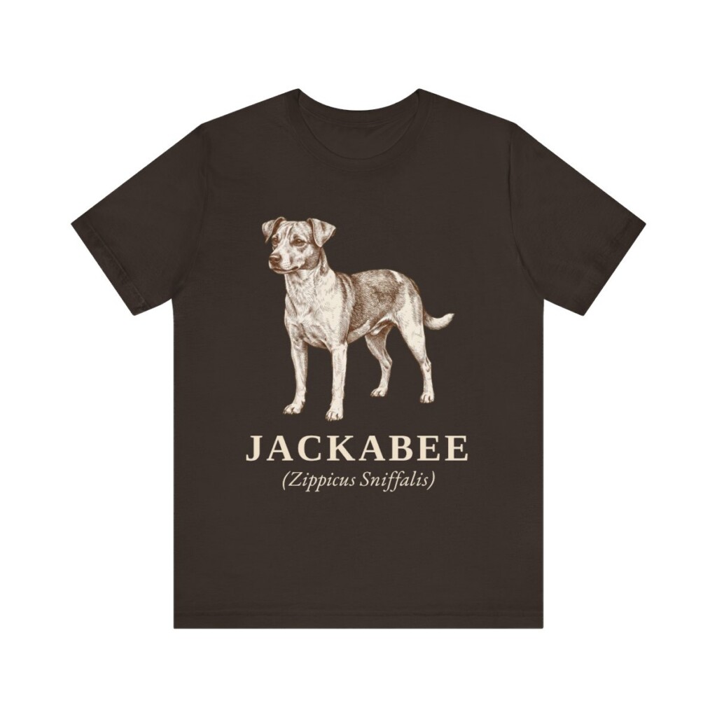 Jackabee Latin Shirt, Vintage Dog Sketch Tee, Dog Latin Gift Jackabee Latin Shirt, Vintage Dog Sketch Tee, Dog Latin Gift