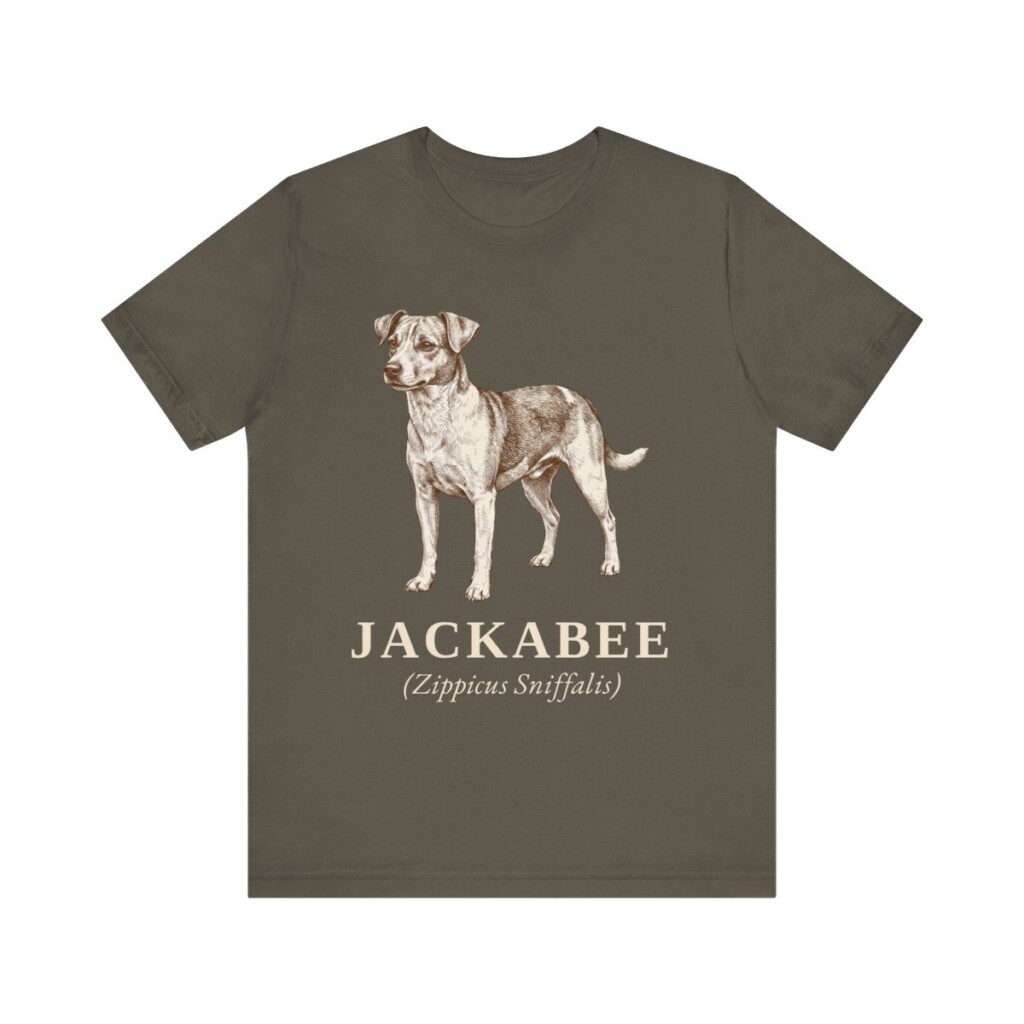 Jackabee Latin Shirt, Vintage Dog Sketch Tee, Dog Latin Gift Jackabee Latin Shirt, Vintage Dog Sketch Tee, Dog Latin Gift