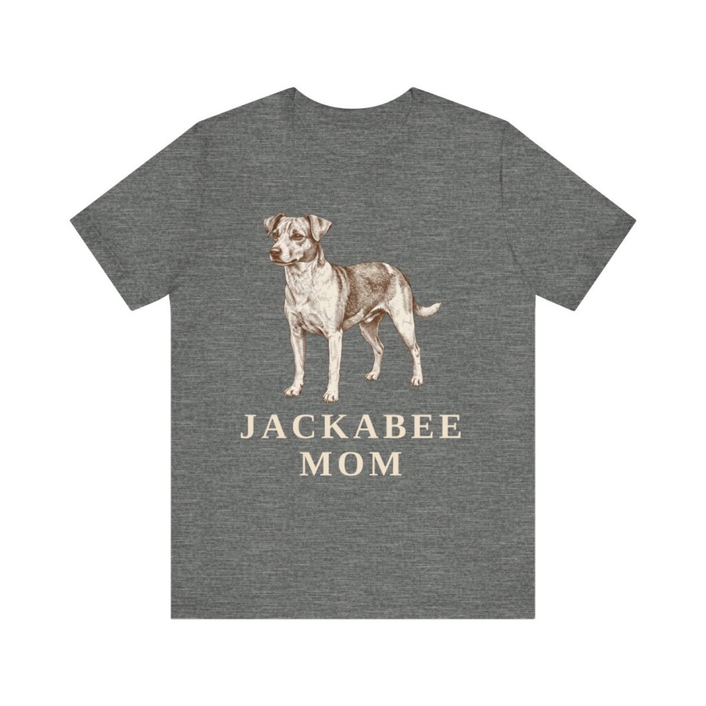 Jackabee Mom Shirt, Vintage Dog Sketch Tee, Dog Mom Gift Jackabee Mom Shirt, Vintage Dog Sketch Tee, Dog Mom Gift