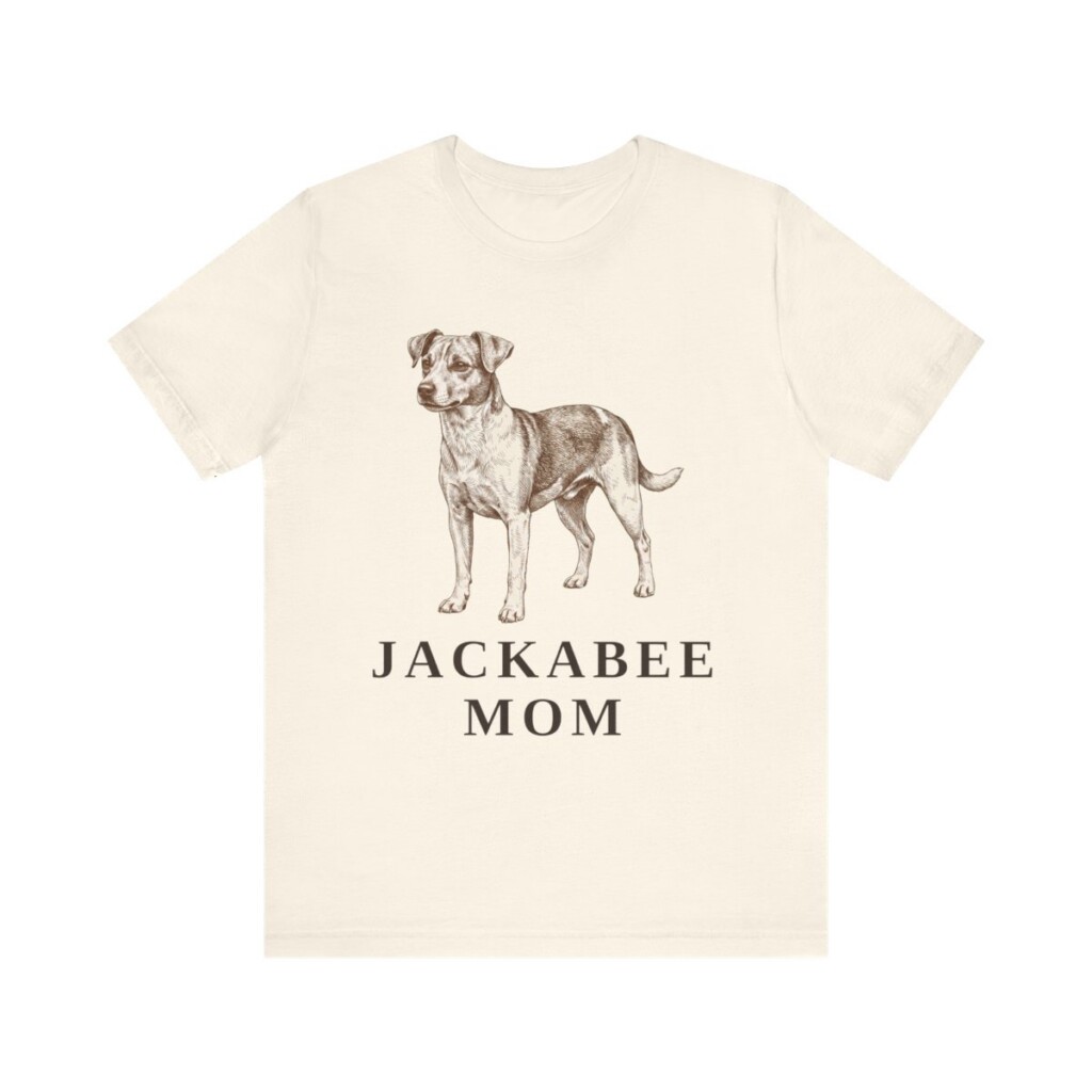 Jackabee Mom Shirt, Vintage Dog Sketch Tee, Dog Mom Gift Jackabee Mom Shirt, Vintage Dog Sketch Tee, Dog Mom Gift