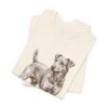 Jagdterrier Shirt, Vintage Dog Sketch Tee, Dog Lover Gift