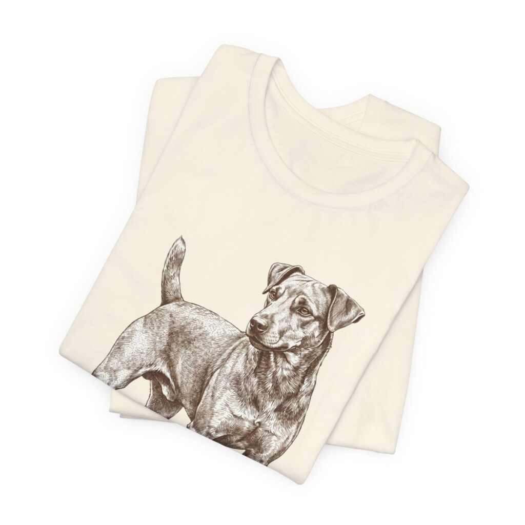 Jagdterrier Shirt, Vintage Dog Sketch Tee, Dog Lover Gift