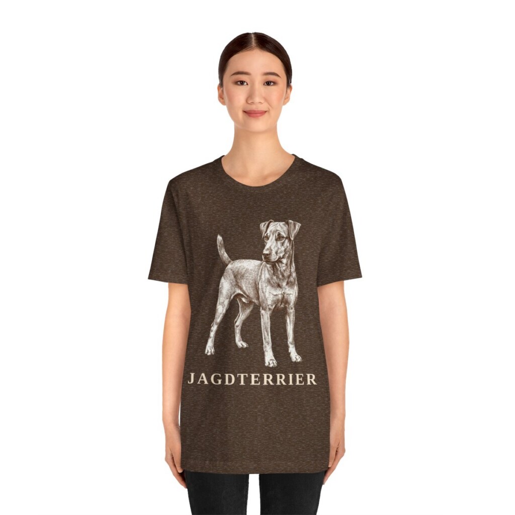 Jagdterrier Shirt, Vintage Dog Sketch Tee, Dog Lover Gift