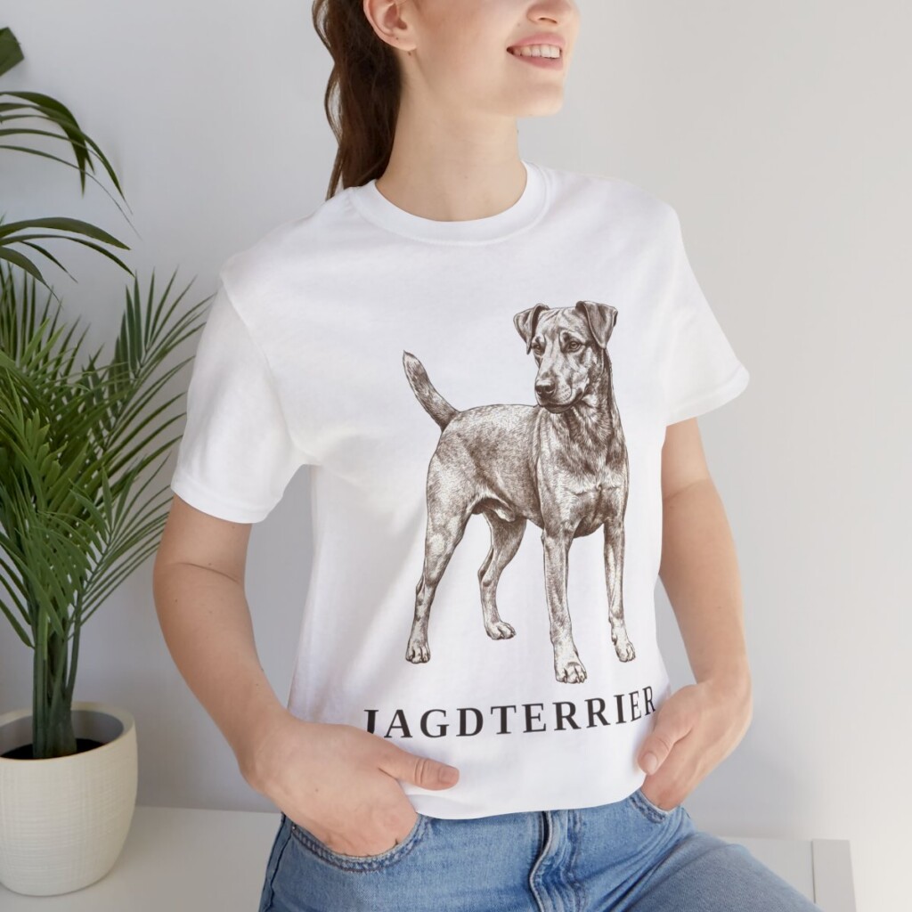 Jagdterrier Shirt, Vintage Dog Sketch Tee, Dog Lover Gift