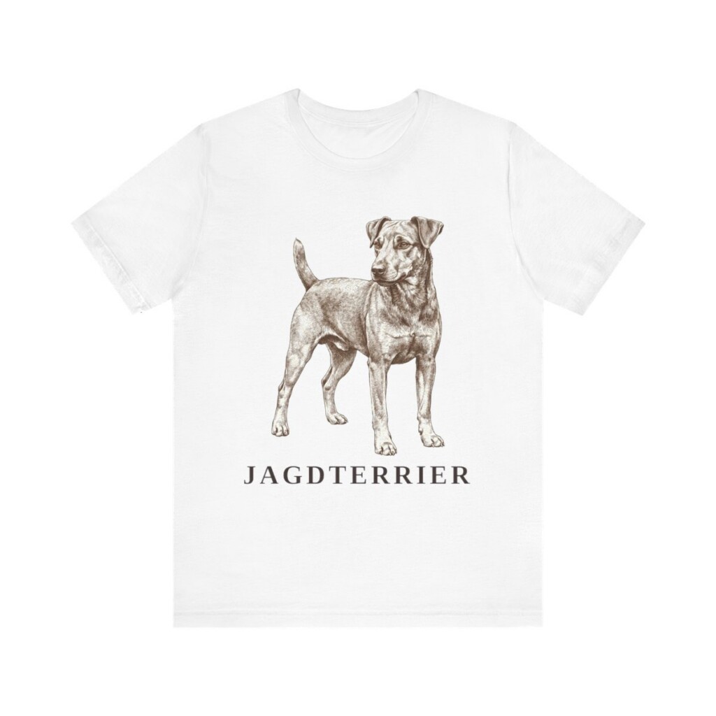 Jagdterrier Shirt, Vintage Dog Sketch Tee, Dog Lover Gift