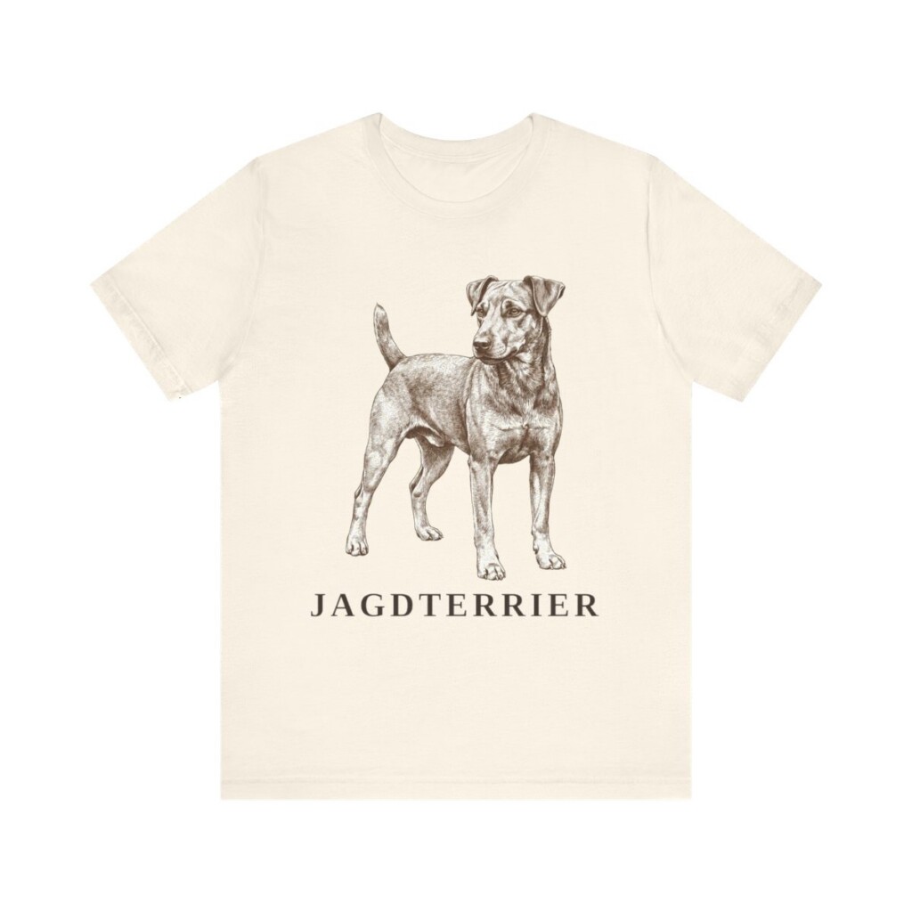 Jagdterrier Shirt, Vintage Dog Sketch Tee, Dog Lover Gift