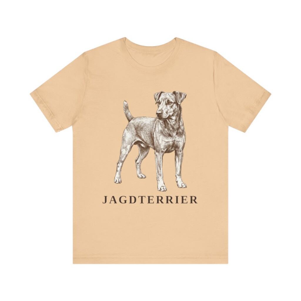 Jagdterrier Shirt, Vintage Dog Sketch Tee, Dog Lover Gift