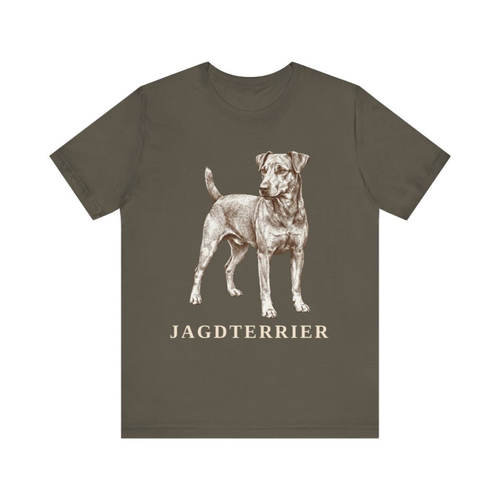 Jagdterrier Shirt, Vintage Dog Sketch Tee, Dog Lover Gift