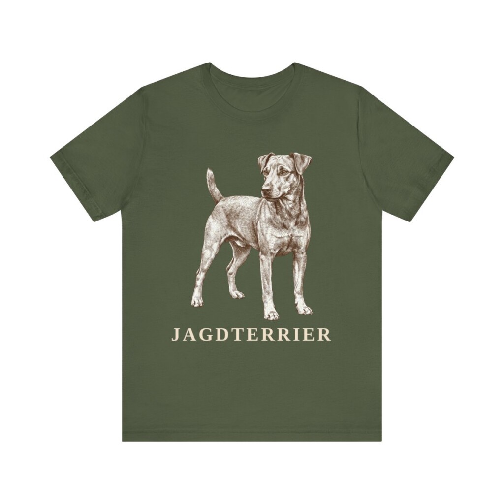 Jagdterrier Shirt, Vintage Dog Sketch Tee, Dog Lover Gift