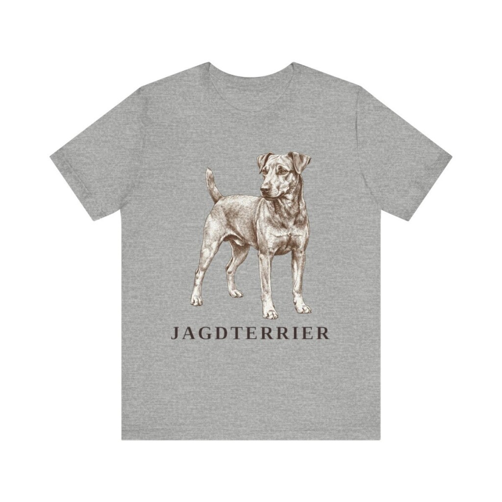 Jagdterrier Shirt, Vintage Dog Sketch Tee, Dog Lover Gift
