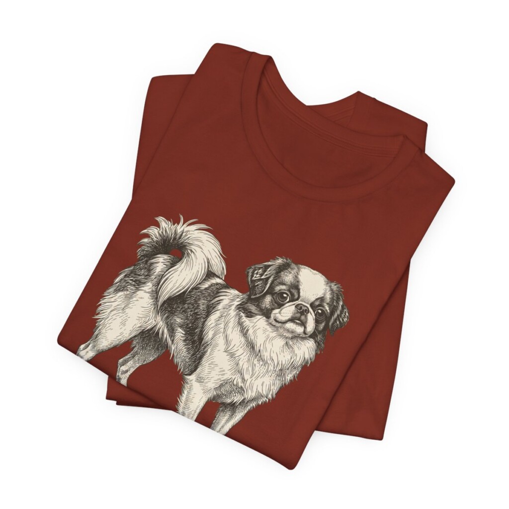 Japanese Chin Dad Shirt, Vintage Dog Sketch Tee, Dog Dad Gift Japanese Chin Dad Shirt, Vintage Dog Sketch Tee, Dog Dad Gift