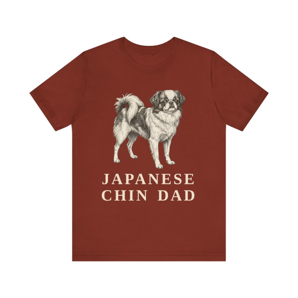 Japanese Chin Dad Shirt, Vintage Dog Sketch Tee, Dog Dad Gift Japanese Chin Dad Shirt, Vintage Dog Sketch Tee, Dog Dad Gift