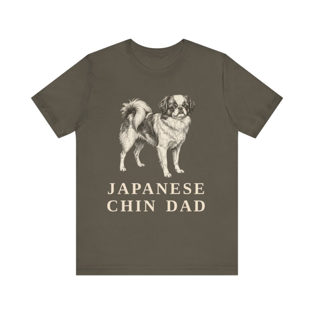 Japanese Chin Dad Shirt, Vintage Dog Sketch Tee, Dog Dad Gift Japanese Chin Dad Shirt, Vintage Dog Sketch Tee, Dog Dad Gift