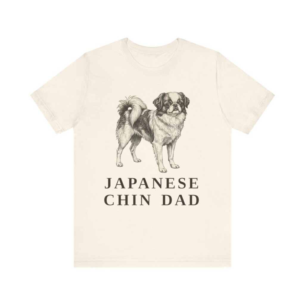 Japanese Chin Dad Shirt, Vintage Dog Sketch Tee, Dog Dad Gift Japanese Chin Dad Shirt, Vintage Dog Sketch Tee, Dog Dad Gift