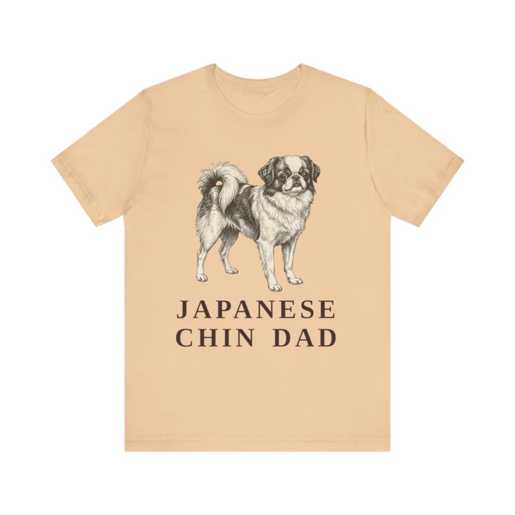 Japanese Chin Dad Shirt, Vintage Dog Sketch Tee, Dog Dad Gift Japanese Chin Dad Shirt, Vintage Dog Sketch Tee, Dog Dad Gift