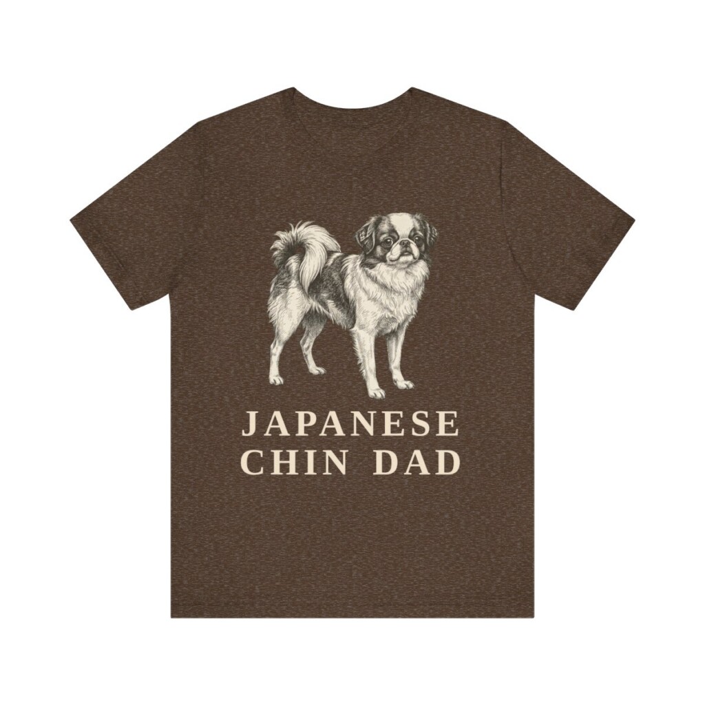 Japanese Chin Dad Shirt, Vintage Dog Sketch Tee, Dog Dad Gift Japanese Chin Dad Shirt, Vintage Dog Sketch Tee, Dog Dad Gift