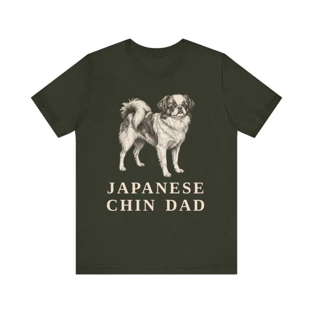 Japanese Chin Dad Shirt, Vintage Dog Sketch Tee, Dog Dad Gift Japanese Chin Dad Shirt, Vintage Dog Sketch Tee, Dog Dad Gift