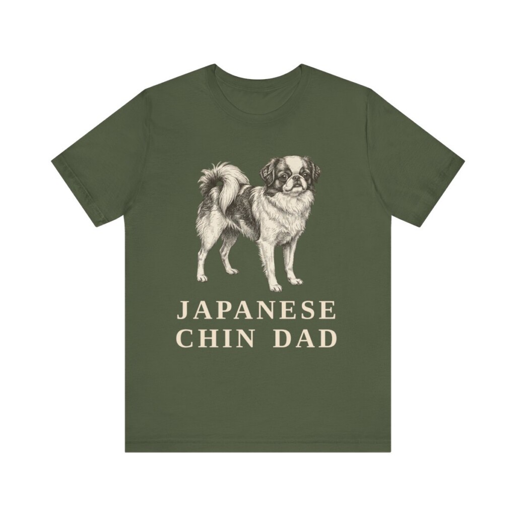 Japanese Chin Dad Shirt, Vintage Dog Sketch Tee, Dog Dad Gift Japanese Chin Dad Shirt, Vintage Dog Sketch Tee, Dog Dad Gift