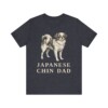Japanese Chin Dad Shirt, Vintage Dog Sketch Tee, Dog Dad Gift Japanese Chin Dad Shirt, Vintage Dog Sketch Tee, Dog Dad Gift