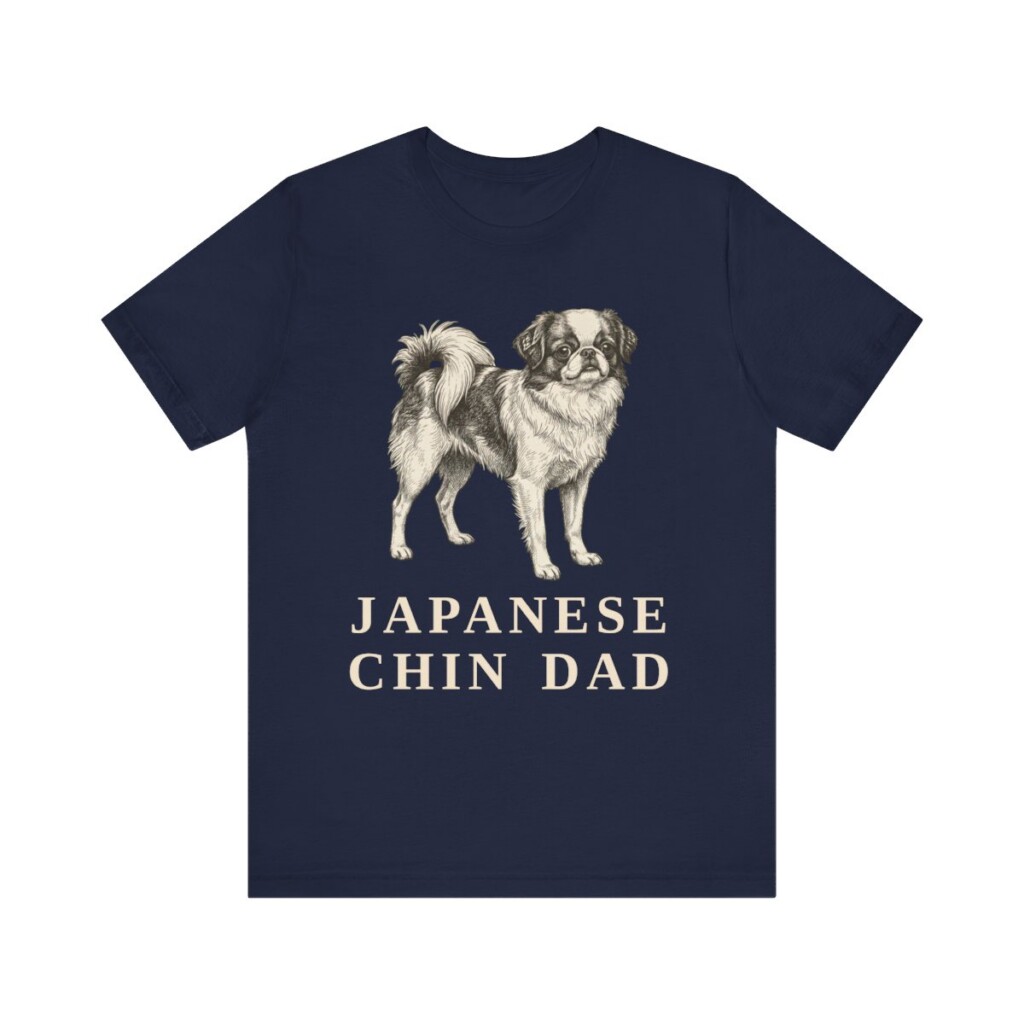 Japanese Chin Dad Shirt, Vintage Dog Sketch Tee, Dog Dad Gift Japanese Chin Dad Shirt, Vintage Dog Sketch Tee, Dog Dad Gift