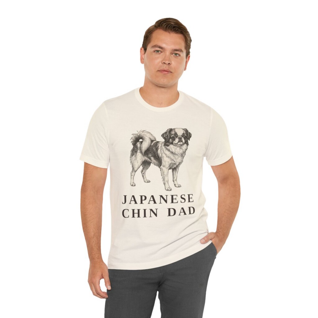 Japanese Chin Dad Shirt, Vintage Dog Sketch Tee, Dog Dad Gift Japanese Chin Dad Shirt, Vintage Dog Sketch Tee, Dog Dad Gift