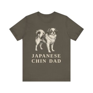 Japanese Chin Dad Shirt, Vintage Dog Sketch Tee, Dog Dad Gift