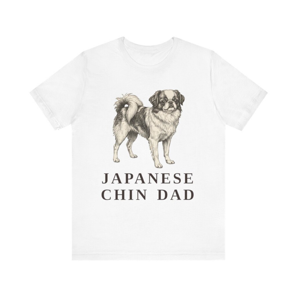 Japanese Chin Dad Shirt, Vintage Dog Sketch Tee, Dog Dad Gift Japanese Chin Dad Shirt, Vintage Dog Sketch Tee, Dog Dad Gift