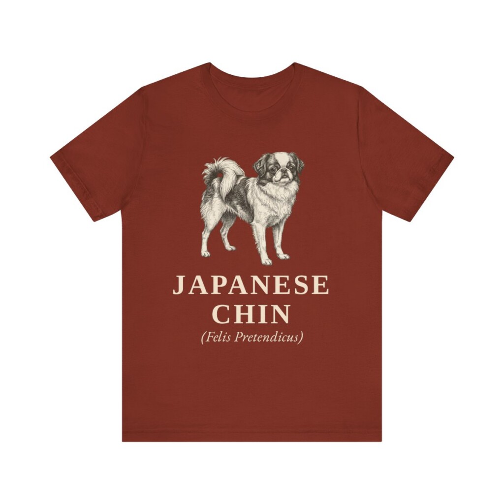 Japanese Chin Latin Shirt, Vintage Dog Sketch Tee, Dog Latin Gift