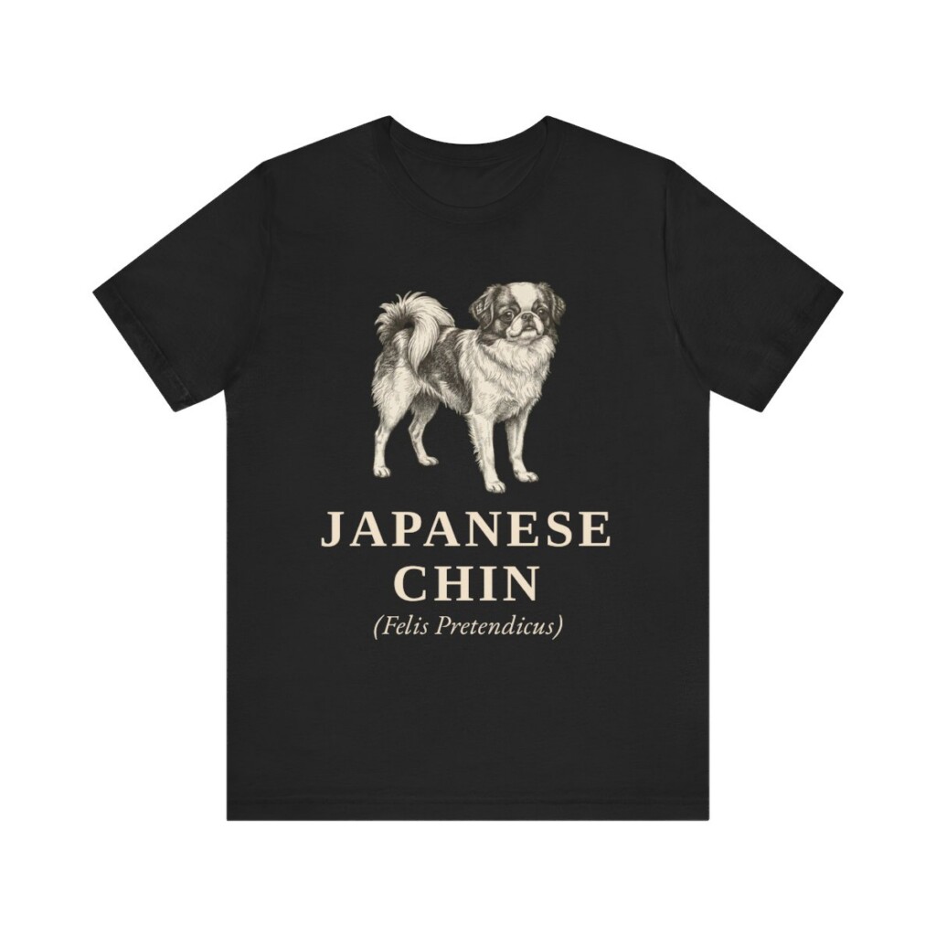 Japanese Chin Latin Shirt, Vintage Dog Sketch Tee, Dog Latin Gift